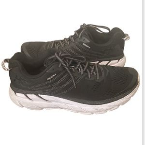 Hoka One One Clifton 6 Black Men's Shoes Size 10